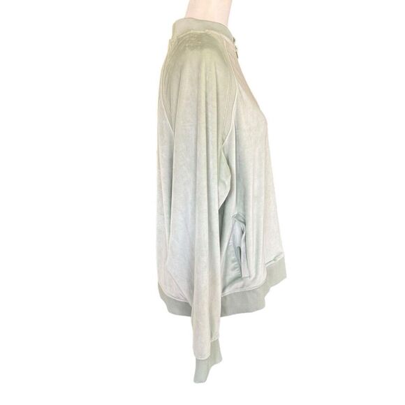 Melody Ehsani Women's Quarter Zip Long Sleeves Sweater Sz Medium Light Green - Picture 6 of 11